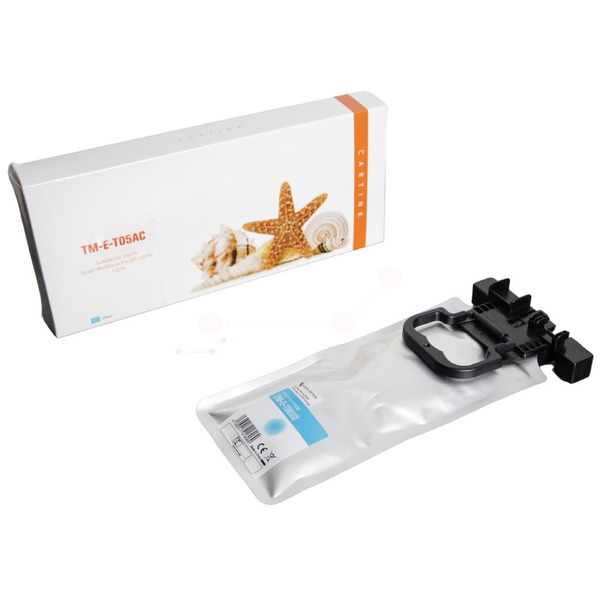 Premium Tinte Kompatibel zu EPSON C13T05A200, T05A2 Cyan