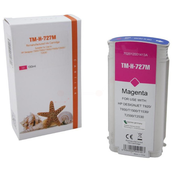 Premium Tinte Kompatibel zu HP 727727, B3P20A Magenta