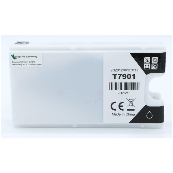 Premium Tinte Kompatibel zu EPSON 79XL, C13T79014010 Black