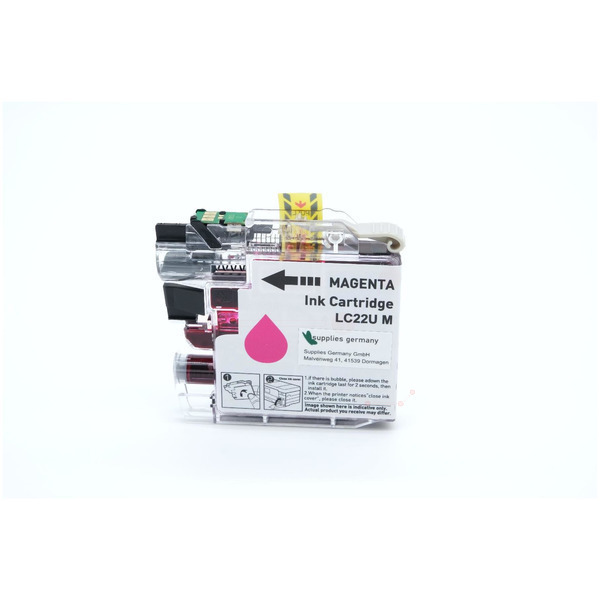 Premium Tinte Kompatibel zu BROTHER LC-22UM Magenta