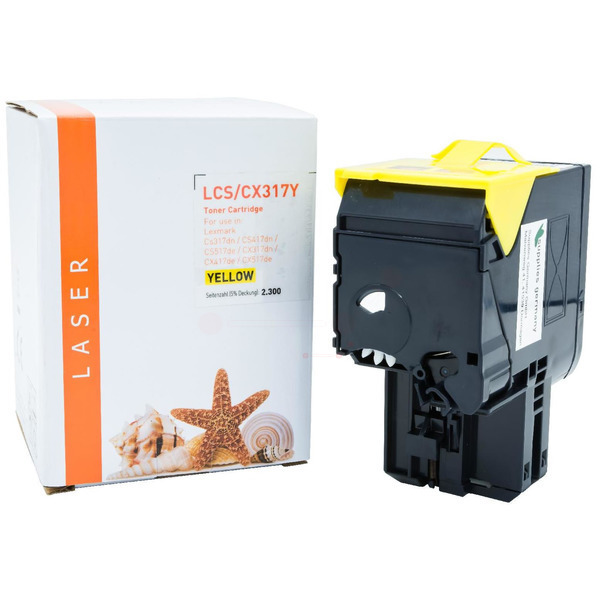 Premium Toner Kompatibel zu LEXMARK 71B20Y0 Yellow