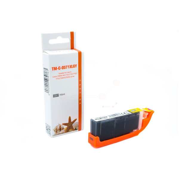 Premium Tinte Kompatibel zu CANON 0389C001, CLI-571GY Gray