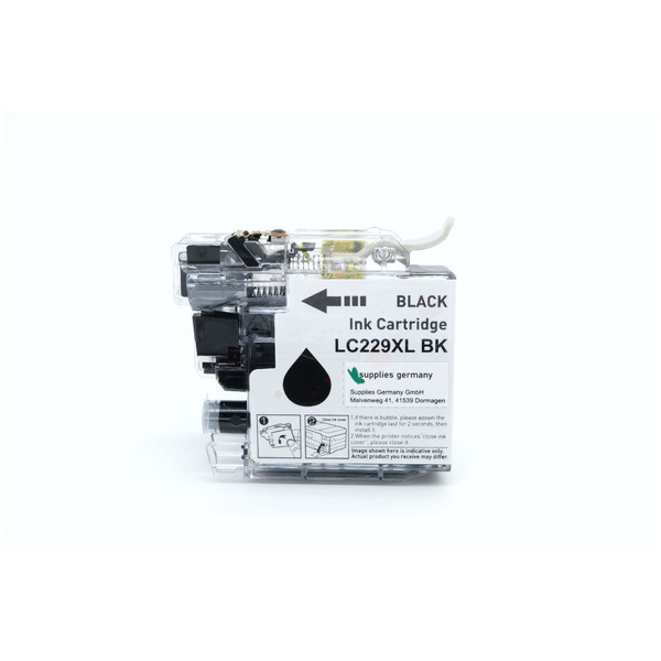 Premium Tinte Kompatibel zu BROTHER LC-229XLBK Black