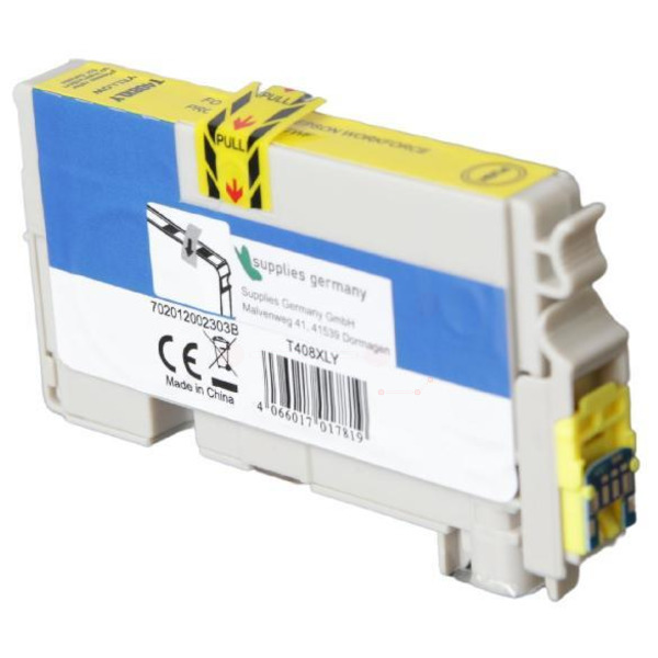 Premium Tinte Kompatibel zu EPSON 408L, C13T09K44010 Yellow