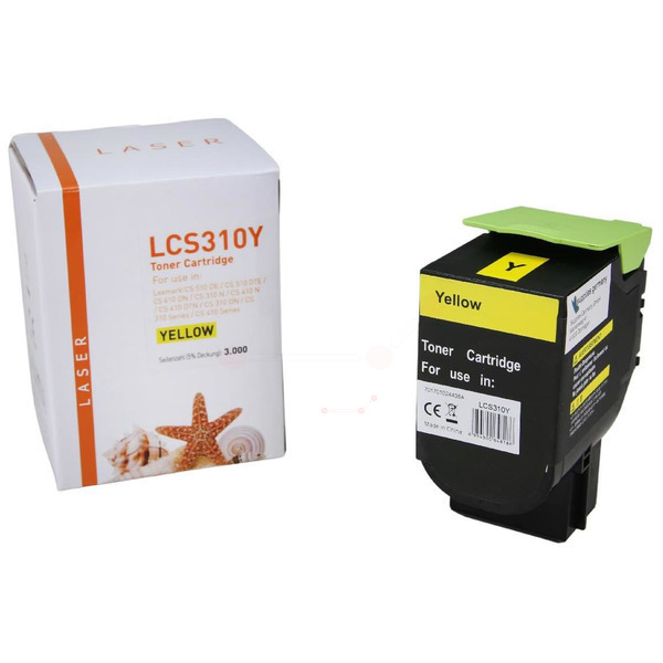 Premium Toner Kompatibel zu LEXMARK 702HY, 70C2HY0 Yellow