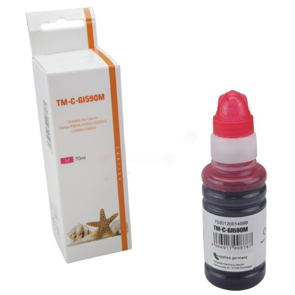 Premium Tinte Kompatibel zu CANON 1605C001, GI-590M Magenta