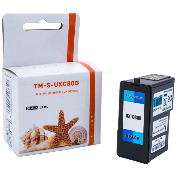 Premium Tinte Kompatibel zu SHARP UXC-80B Black