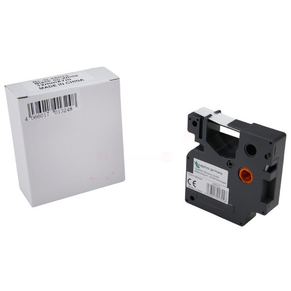 Premium Etiketten Kompatibel zu DYMO 45013, S0720530 Black + White