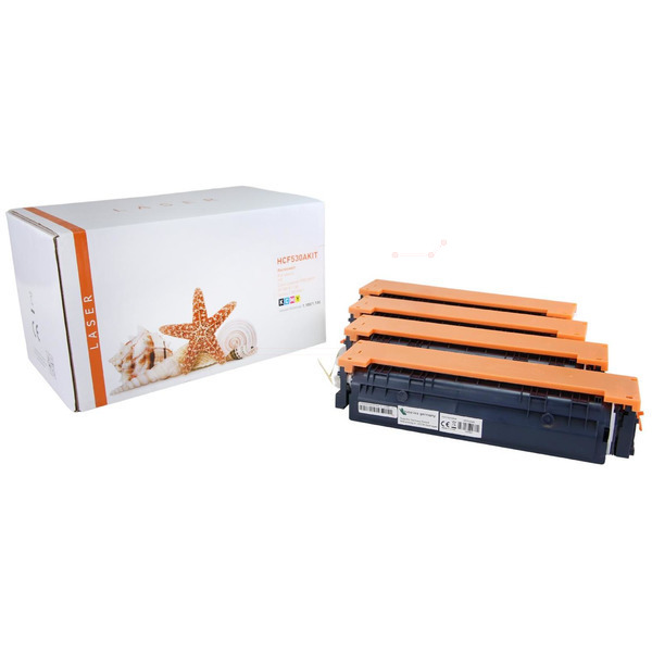 Premium Toner Kompatibel zu HP 205A, CF530A, CF531A, CF532A, CF533A CMYK VE 4