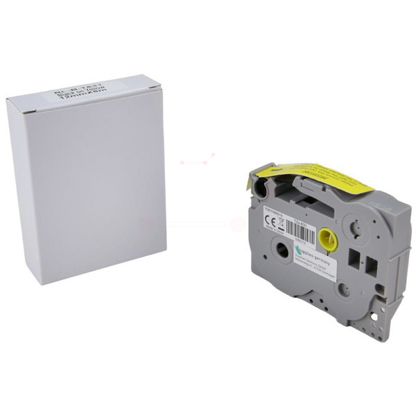 Premium P-Touch Farbband Kompatibel zu BROTHER TZE-631 Black + Yellow