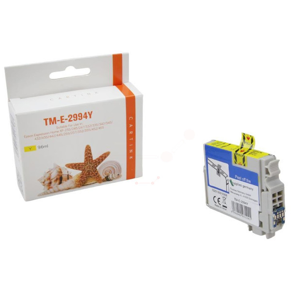 Premium Tinte Kompatibel zu EPSON 29XL, C13T29944010 Yellow