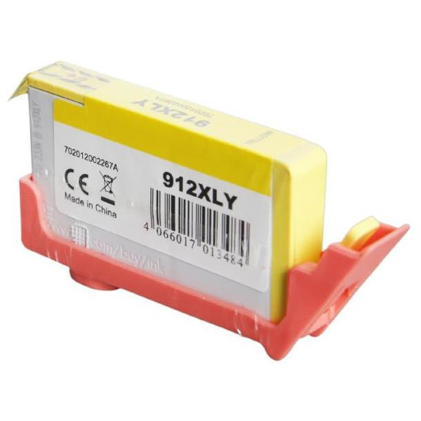 Premium Tinte Kompatibel zu HP 912XL, 3YL83AE Yellow