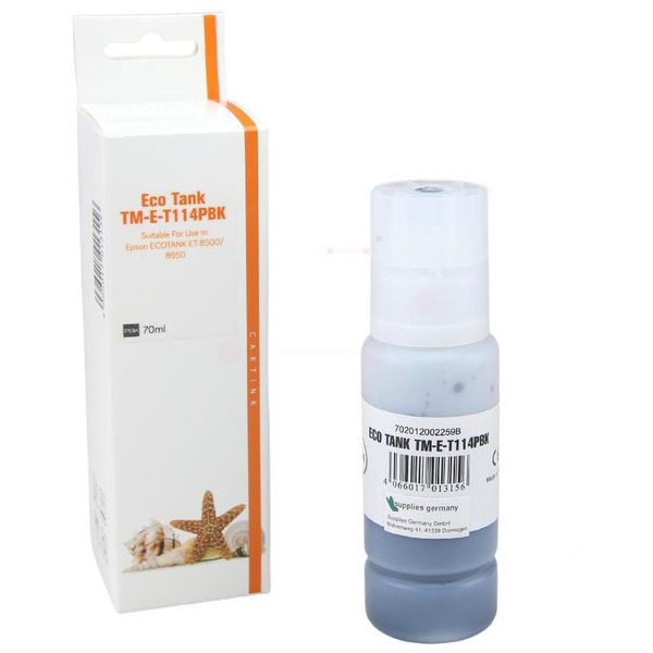 Premium Tinte Kompatibel zu EPSON 114, C13T07B140 Photo Black