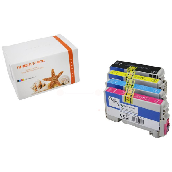 Premium Tinte Kompatibel zu EPSON 407, C13T07U240 Cyan