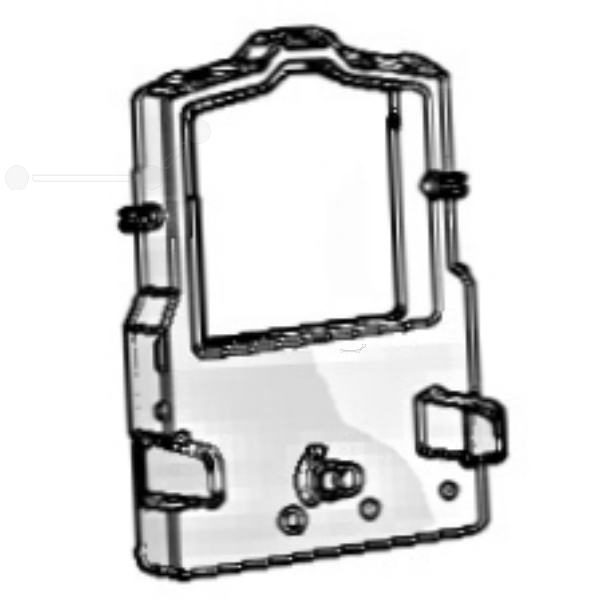 Premium Nylonband schwarz Kompatibel zu C.ITOH C102, MPRC650B Black