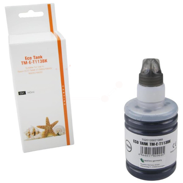 Premium Tinte Kompatibel zu EPSON 113, C13T06B140 Black