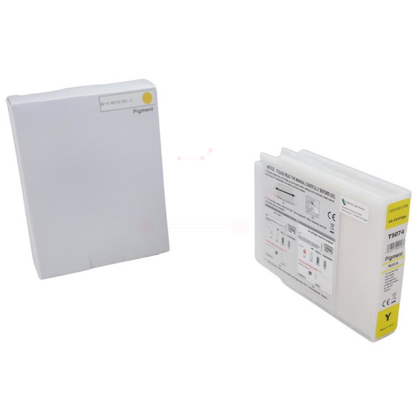 Premium Tinte Kompatibel zu EPSON C13T907440, T9074 Yellow
