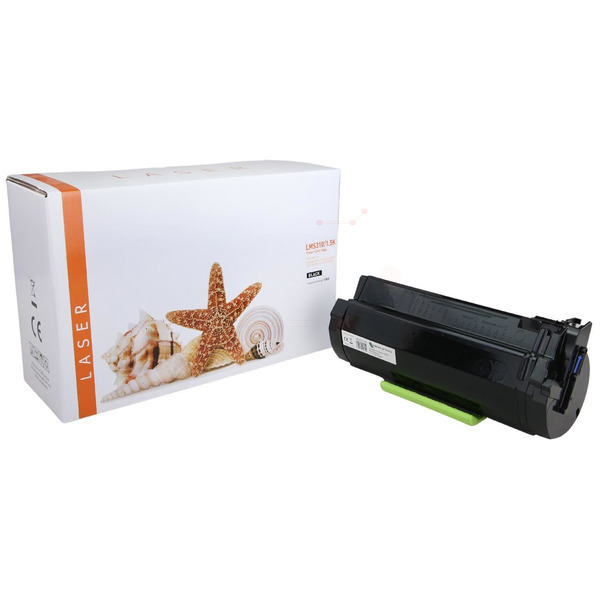 Premium Toner Kompatibel zu LEXMARK 502H, 50F2H00 Black