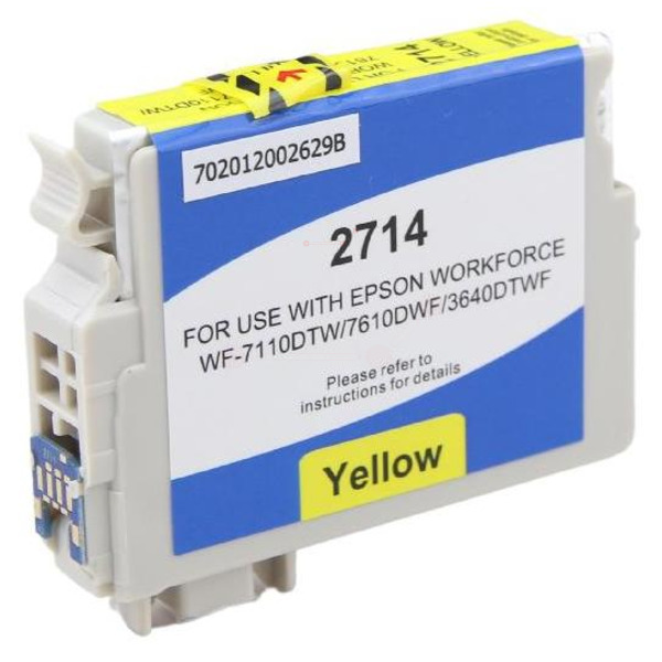 Premium Tinte Kompatibel zu EPSON 27, C13T27044010 Yellow