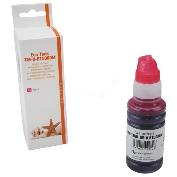 Premium Tinte Kompatibel zu BROTHER BT-5000M Magenta