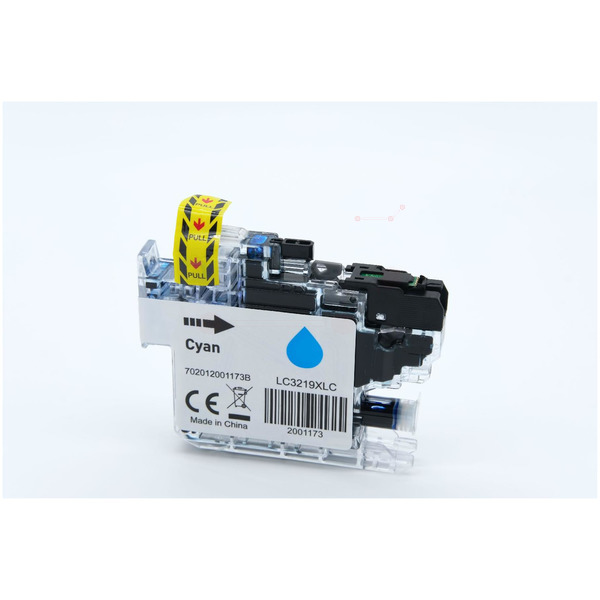 Premium Tinte Kompatibel zu BROTHER LC-3219XLC Cyan XL