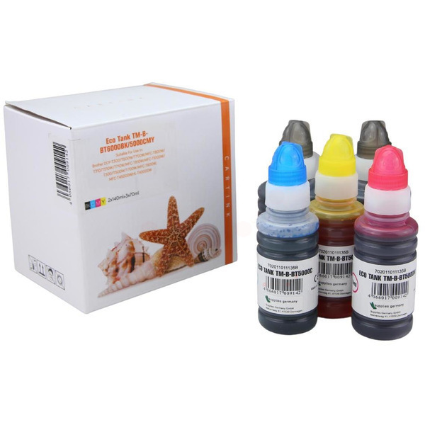 Premium Tinte Kompatibel zu BROTHER BT-5000C CMYK VE 5