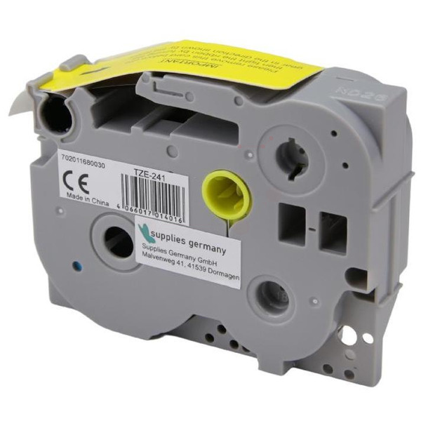 Premium P-Touch Farbband Kompatibel zu BROTHER TZE-241 Black + White