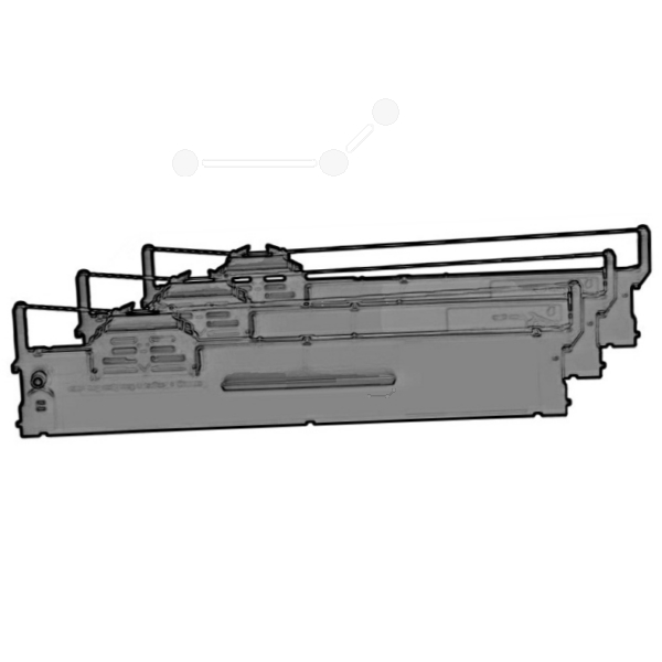 Premium Nylonband schwarz Kompatibel zu EPSON C13S015339 Black