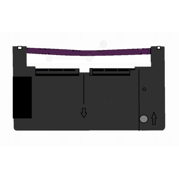 Premium Nylonband violett Kompatibel zu EPSON C43S015191, ERC-18-P Purple